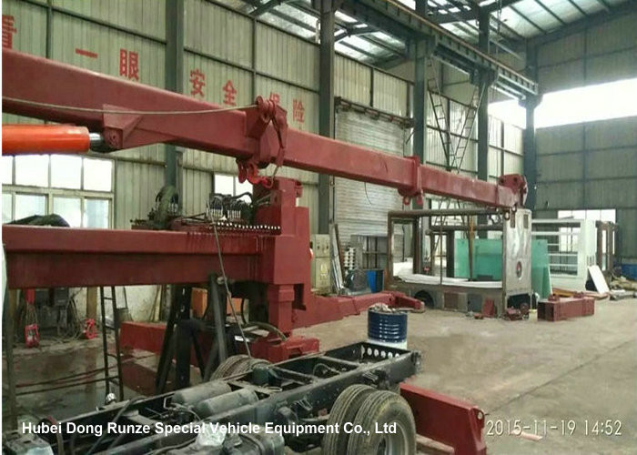 40 Ton 360 Degree Rotary Recovery Truck Body / Steel Wrecker Towing Body