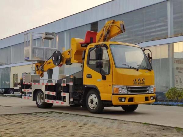 21m Bucket Aerial Work Platform Truck 200kg Telescopic High Altitude Working
