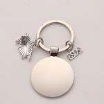 DIY Creative Sublimation Keyring Blanks Personalized Graduation Keychains