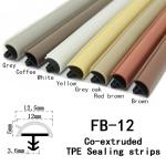 3*6mm D Shape High Resilience Wooden Door Bottom Seal Weather Sealing Strips