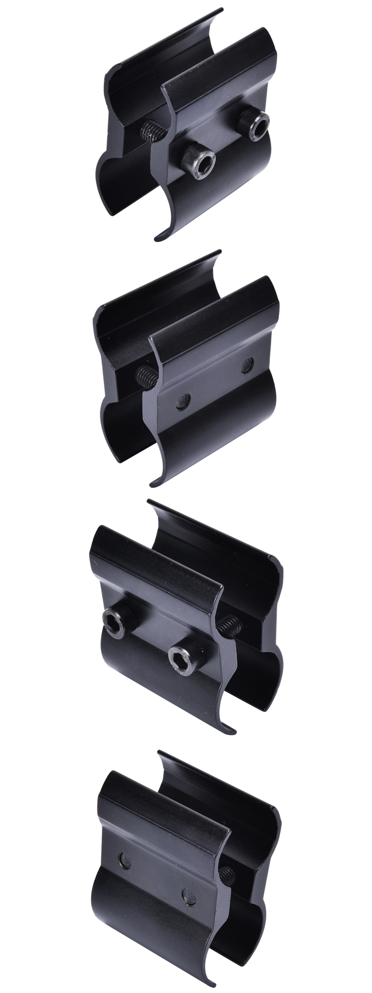 Matte Black QQ06 Tactical Hunting Clip Flashlight Mount Torch Sight Mounting Clip