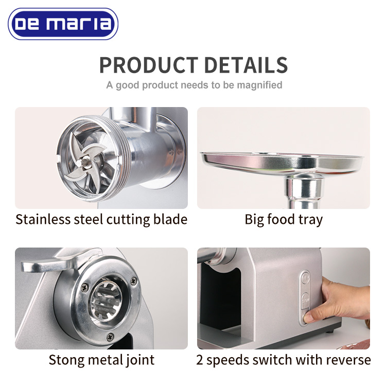 2000W high capacity meat grinder food cutter industrial or commercial use