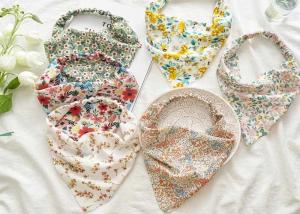Quality Floral garden triangle scarf cross-border women's elastic ladies hair bands headscarf hair accessories wholesal wholesale