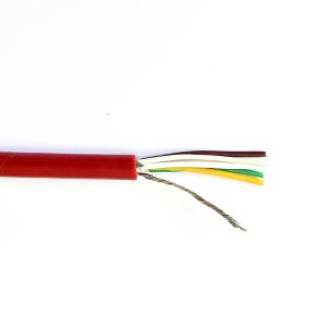Quality SIHF Flexible Silicone Wrap 4 Cores Shielded Cable 450V 750V wholesale