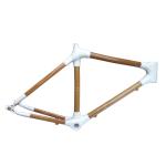 Yellow Electric 20 Inch Bike Bamboo Frame