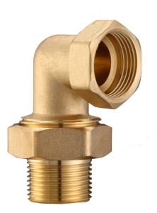 Quality brass plumbing fitting elbow extension MF wholesale