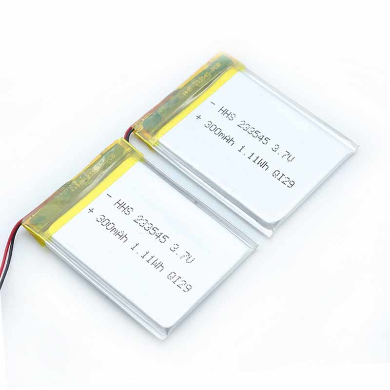 IEC62133 PL233545 3.7Volt 300mAh Lithium Ion Polymer Battery