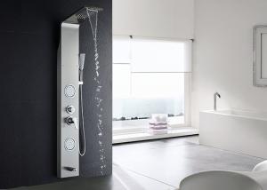 Quality 4 Water Diverters Modern Shower Panel , ROVATE Tub Shower Panels With Handheld Sprayer wholesale
