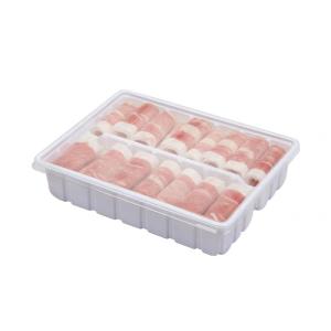 Quality Disposable Blister Frozen Food Tray Microwave Safe Freezer Food Tray With Lid wholesale