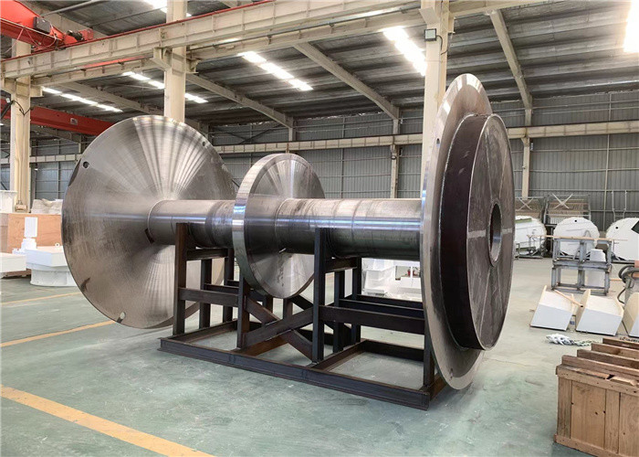 Q355D Marine Crane Fiting Cable Winding Drum 1700mm Covered With Zinc And Paint