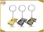 Colourful Zinc Alloy Material Metal Key Ring Holder Electroplate Hunging Dia