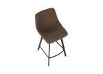 PU Leather 0.154m3 13KGS Cushion Bar Stools For Cafe