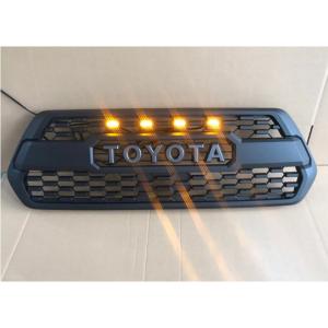 Quality Black ABS Plastic Auto Front Grille Lightweight 1.9kg Made In China For Toyota Tacoma 2016-2020 wholesale