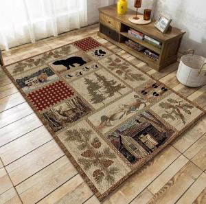 Quality American Ethnic Style Living Room / Hotel Floor Carpets With Special Style wholesale