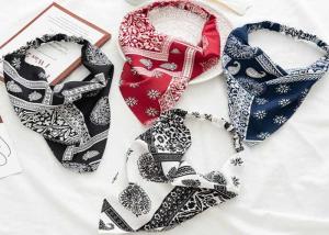 Quality Chiffon vintage flower hair band headscarf hair accessories hair bands women's hair corset, elastic scarf, scrunchie wholesale