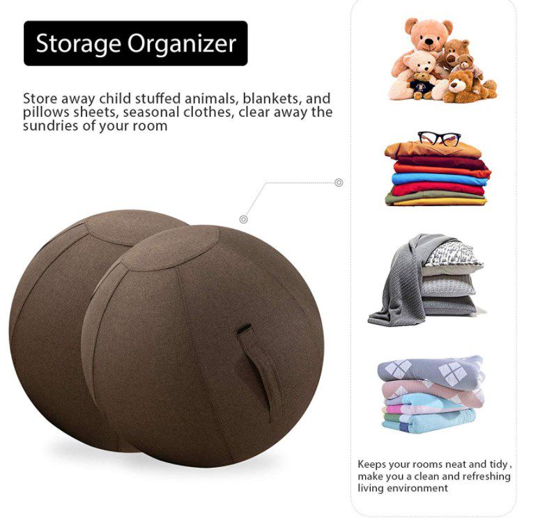 Improve Your Office Fitness with 55cm Yoga Ball Cover Exercise Inflatable Pvc Ball