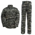 Men's Outdoor Camouflage Uniform Long Sleeve Shirts and Trousers for Digital