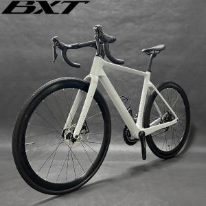 Quality Carbon Gravel Bike With Disc Brake Full Hidden Cable Road Bike 700C Shimano Group Set wholesale