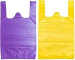 EN13432 PLA PBAT Biodegradable Grocery Plastic Bags With Handles