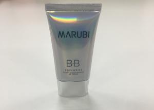 Quality Dia 35 Flat Oval Holographic Aluminum Laminated Cosmetic Tube For BB Cream wholesale