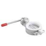 Sanitary Stainless Steel SS304/316L Weld Connection Manual Butterfly Valve D71X