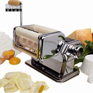 Quality Dual Bladed Ravioli Pasta Machine Adjustable Stainless Steel Ravioli Maker wholesale