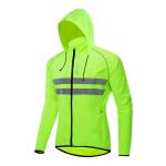 Reflective Windbreaker Style Jacket , Multi Pocket Jacket Breathable Skin