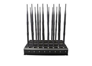 Quality Desktop 16 Channel WIFI Jamming Device Mobile Phone GPS LOJACK Signal Blocker wholesale
