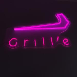 Quality Outdoor Pink Shop Grill Neon Sign Personalize Business Advertising wholesale