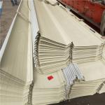 760mm ivory white metal roofing sheets with 0.426mm thickness for factory