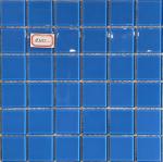 48X48MM Swimming Pool Mosaic Tiles Blue Color Glass Mosac Tiles