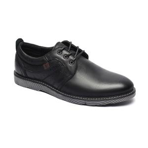 Quality Antiodor Mens Black Leather Casual Shoes 44 45 46 Size wholesale