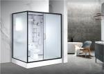 Shower Cabins White Acrylic ABS Tray 1700*1200*2150mm black aluminium