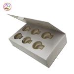 Hot Stamping Ivory Board Cosmetic Gift Box With Customized Logo