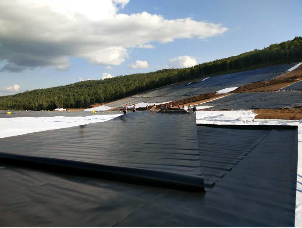 0.5mm Thickness HDPE Geomembrane for Fish Farm Pond Liner in Waterproof Material
