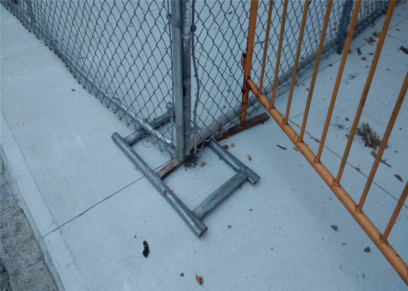 Electro Galvanized Temporary Construction Fence Panels 1½"(38mm) 1⅗"(40mm) Mesh