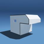 Cab over Design Truck Camper Shell for Camping Thermo Material XPS / PIR 40-45kg