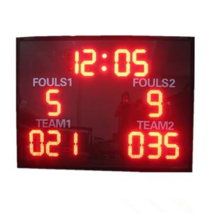 Quality High Brightness LED Basketball Scoreboard 8'' Inch Digit Height With Stand wholesale