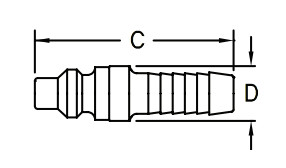 ISO9001 Hose Connection Pneumatic Quick Connect Coupling