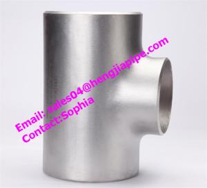 Quality DIN2615 Stainless steel 1.4301 reducing tee/ pipe tee wholesale