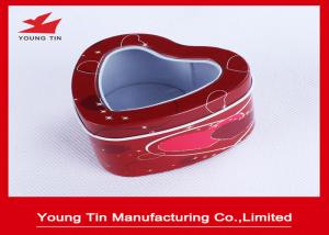 Quality Wedding Candy Packaging Heart Shaped Tin Box wholesale