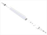 Industrial LED Tri Proof Lighting 2ft 20W 160LPW Efficiency DALI Dimming Anti