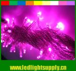 127v purple led outdoor string light waterproof 100 led Topsung Lighting