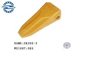 Quality Alloy Steel Excavators Spare Parts , Excavator Bucket Teeth SK200 SK210 SK230 wholesale