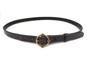 Quality 3.5mm Handcraft Womens Genuine Leather Belt Custom Logo wholesale