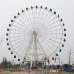 Theme Park Ferris Wheel Ride 380V 50Hz Air - Conditioned Cabin