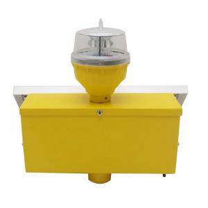 Quality 360 Degree Warning Red Solar Aviation Light Low Intensity CREE LED wholesale