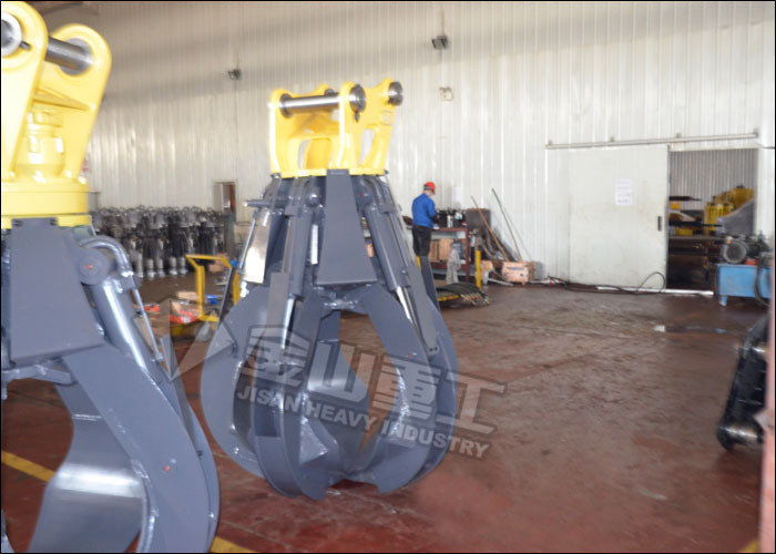 Irregular Material Orange Peel Grapple for Kobelco SK220 SK250
