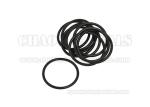 Black Neoprene Rubber O Rings High Tensile Strength Flame Resistance