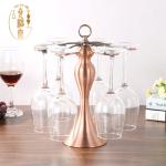Detachable 600G Wine Glass Tree Stand Six Hooks Stainless Steel Glass Holder